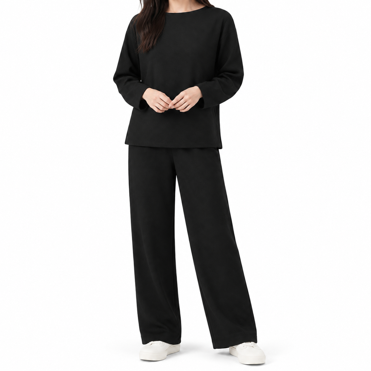The Noemie Long-Sleeve Lounge Set - Ladies black - Main